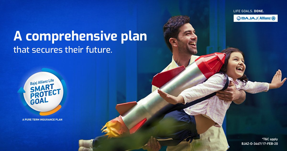 bajajlife_in's tweet photo. Get child education cover and secure your child’s future with Bajaj Allianz Life Smart Protect Goal - Aapke Life Goals ka back-up plan. To buy, click here: https://t.co/kBrRfZ3UXK.

#LifeGoals #LifeGoalsDone
#SmartProtectGoal #LifeInsurance #TermInsurance #TaxDeduction #Savings https://t.co/S7D0vMsWjU