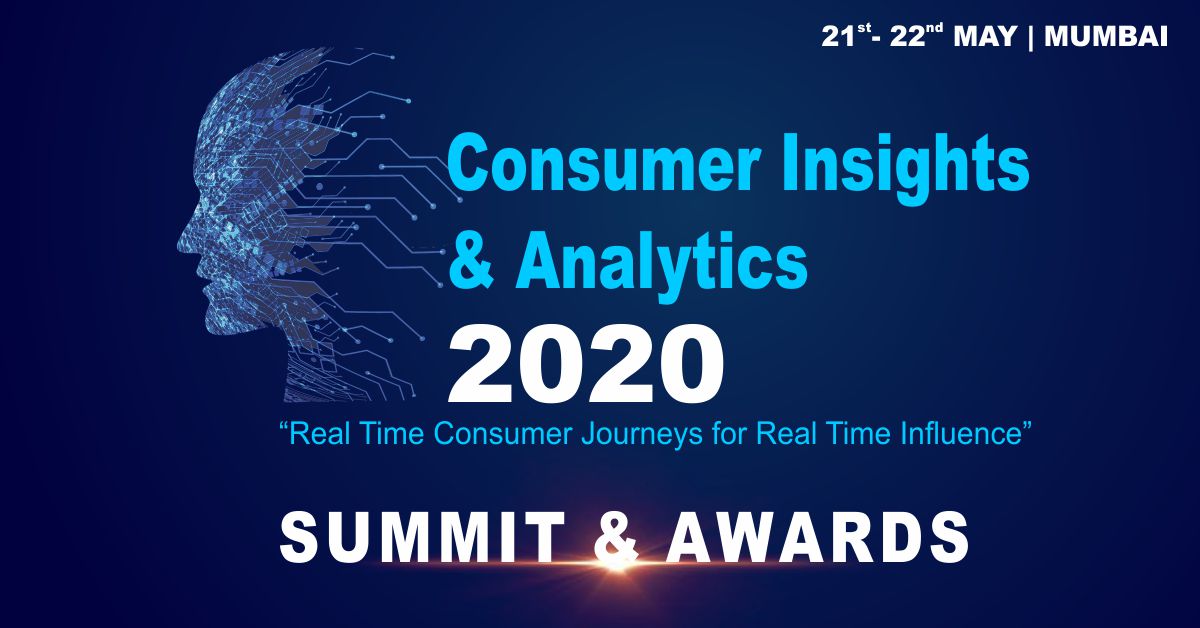 GoldCommIndia's tweet photo. Announcing our 3rd Annual Consumer Insights &amp; Analytics Summit &amp; Awards. The only Summit in India that combines two distinct disciplines: Consumer Insight and Data Analytics for brand storytelling and beyond.

21st &amp; 22nd May 2020 | Mumbai
https://t.co/v706MXierf
#CIASummit #2020 https://t.co/bkBmzFo8KU
