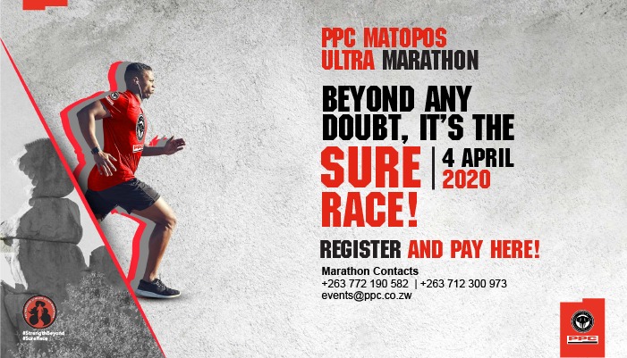 263Chat's tweet photo. Make sure you join the PPC Matopos Ultra Marathon. Beyond any doubt it's a sure thing!!!
#BeyondAnyDoubt
#SureRace https://t.co/QEnqxg3MEa