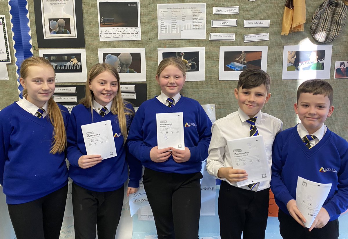 EPA_Sharks's tweet photo. High-five to the latest #club40 members! ππΌ Well done to these @DeltaEstcourt Year 6s who got 40/40 on their arithmetic last week. π―π Rylie has maintained this for a 4th week and Ruby for 2 weeks running. Whoβs joining this week? @EPAYr6 #EPAMaths https://t.co/Ri6JUjjd0O