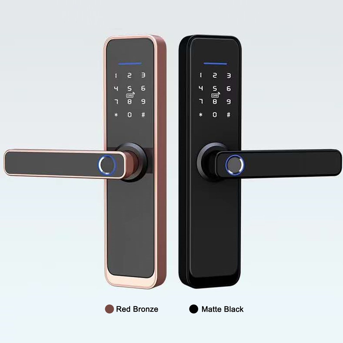 VineSmartHome's tweet photo. It's coming!!!The elegant , smart,incredible beautiful Vine KNX Smart Lock,with access by fingerprint,password,IC card and keys,you can enjoy the profit bring by front technology!#KNX #SmartLock #VineSmartHome #FingerprintLock #PasswordLock #iot
Amazon:https://t.co/CXZV9LKawe; https://t.co/RdcB5HmSCZ