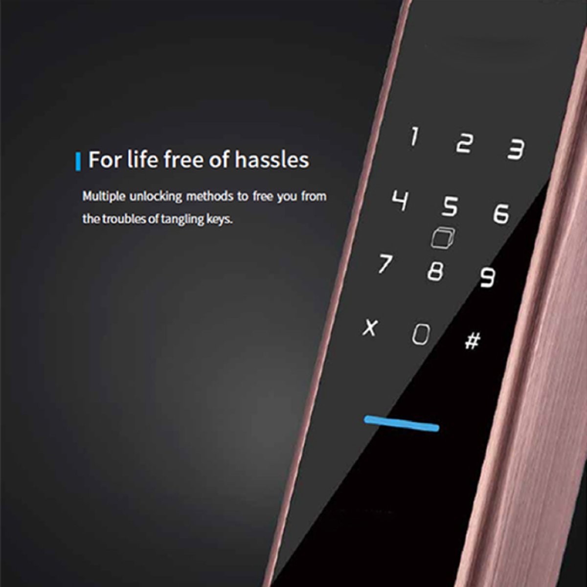 It's coming!!!The elegant , smart,incredible beautiful Vine KNX Smart Lock,with access by fingerprint,password,IC card and keys,you can enjoy the profit bring by front technology!#KNX #SmartLock #VineSmartHome #FingerprintLock #PasswordLock #iot

Amazon:amazon.com/gp/product/B08…;