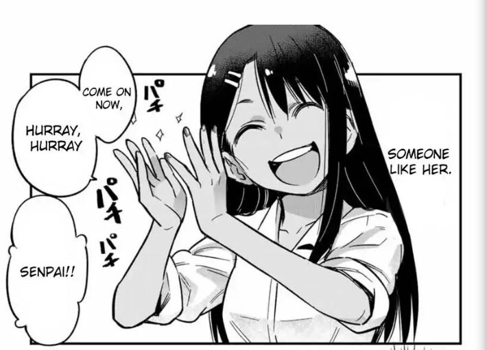10. Nagatoro, a bully of a kohai, who enjoys reading her Senpai. She’s secretly shy and unsure of how to convey her emotions. She can get carried away, but her feelings are genuine. Just be careful you don’t have anything lewd, or she’ll make fun of you