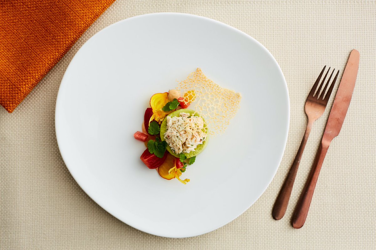 We are a team of food lovers, who enjoy innovative, experimental &amp; classic plates with a modern twist! Say hello to our reworked crab salad with fennel panna cotta, brown crab mayonnaise, baby beets, lemon &amp; rye toast. #freshnewlook