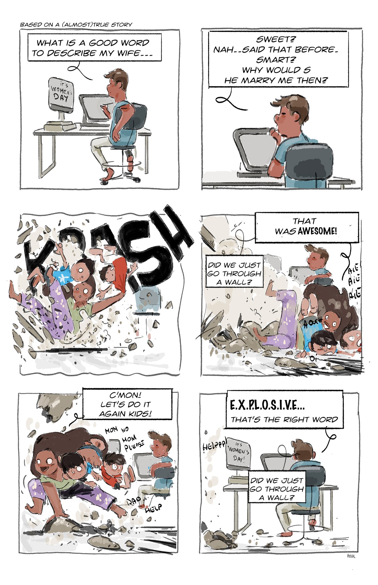 Pascal Campion International Women S Day I Was Going To Write Something Sweet And Touching About The Woman Of The House But I Think This Is More Accurate Happy International Women S
