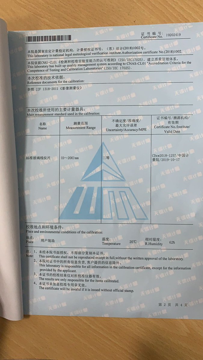 JackChenSobek's tweet image. Germany TUV Rheinland calibration certificate , for our A300-CNC video measuring machine , according to customer requirement . #TUV #SOBEKK #VideoMeasuringMachine #CNC