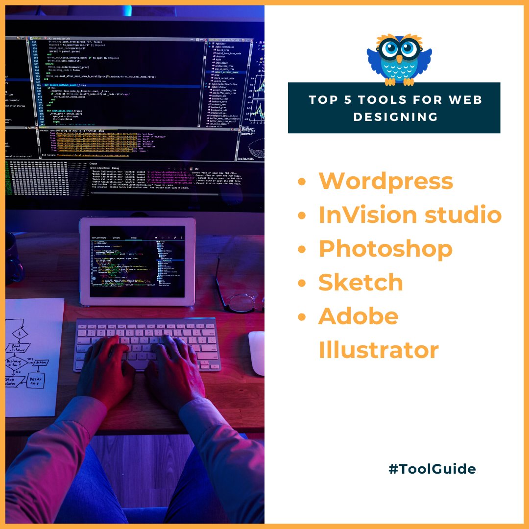 digitalowlindia's tweet image. Design creative and finest websites with these top 5 #WebDesignTools

#ToolGuide #WebsiteDeisgningTools #WebDesigningTools #TopDesigningTools #DigitalMarketing #DigitalMarketingCompanyMumbai #DigitalMarketingCompany
#TheWiseChoice