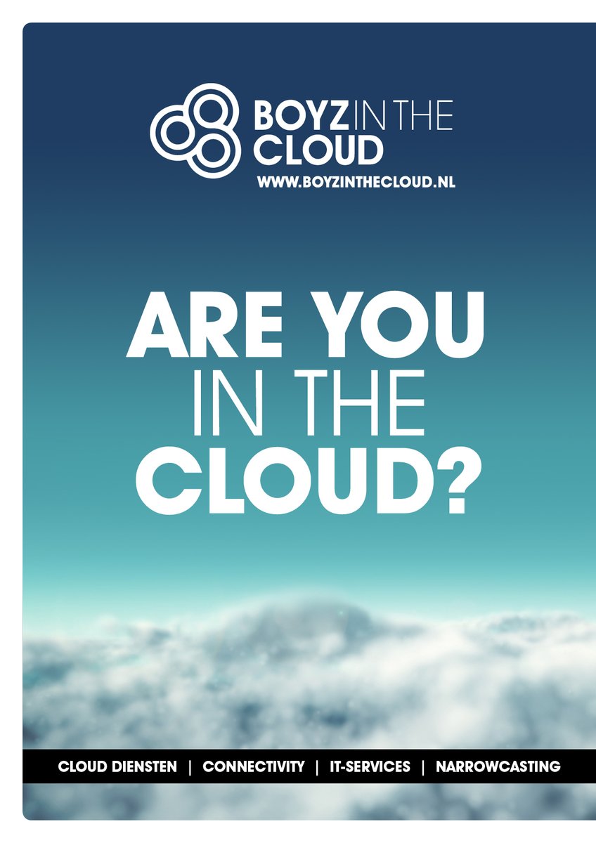 Ben jij al in de wolken? Nog niet? Boyz in the cloud helpt je daar graag bij. Mooi duidelijk aanwezig in de nieuwste editie van InfoRegio.
