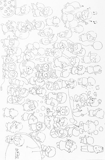 ちぃ☆はどこにいるでしょうか☺️

みつけたあとは印刷してぬりえして遊んでくれたらうれしいな。

#イラストレーターにできること
を検索するとイラストレーターさんたちの子供たちだけじゃなくて大人も楽しめるような塗り絵がたくさんアップされてるよ。
楽しい時間をつくろう!過ごそう!
一緒に♡ 