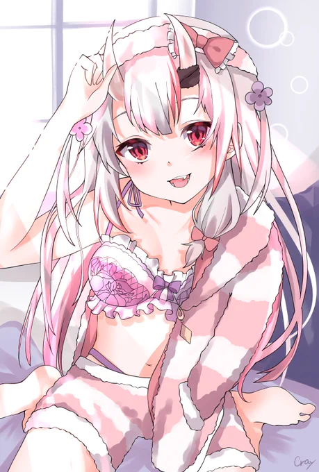 おはなきり〜?
#百鬼絵巻
#百鬼あやめ
#ホロライブ 