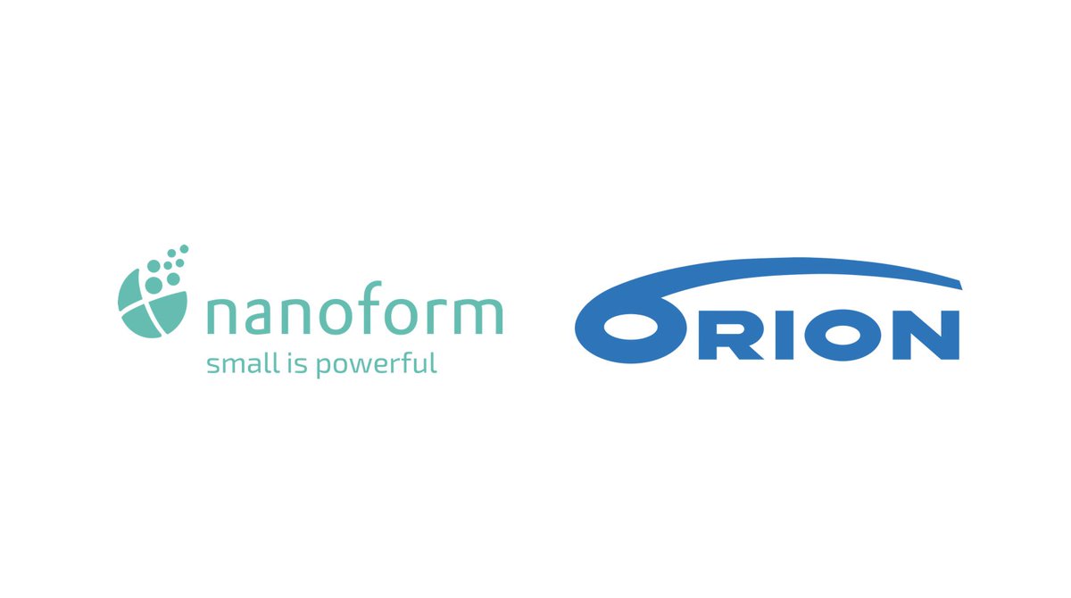Nanoform (@nanoformf) on Twitter photo We are delighted to announce that we are building on our relationship with <a href="/OrionPharma/">Orion Pharma</a> to apply our award-winning CESS technology to new chemical entities. Find the full news here: nanoform.com/news/nanoform-… We are delighted to announce that we are building on our relationship with <a href="/OrionPharma/">Orion Pharma</a> to apply our award-winning CESS technology to new chemical entities. Find the full news here: nanoform.com/news/nanoform-…
