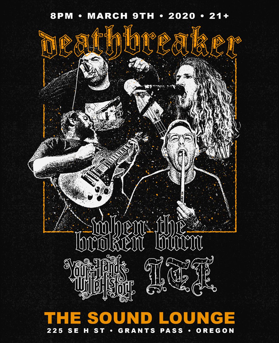 Show up and throw down hella hard for our set tomorrow, so that <a href="/DeathbreakerWA/">Deathbreaker</a> &amp; <a href="/WTBBband/">When The Broken Burn</a> think we’re really cool and are super impressed. 

Please and thanks.