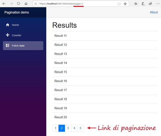 aspitalia's tweet image. Paginare un elenco con #blazor Server aspit.co/bzx di @GentiliMoreno #aspnetcore3 #netcore3