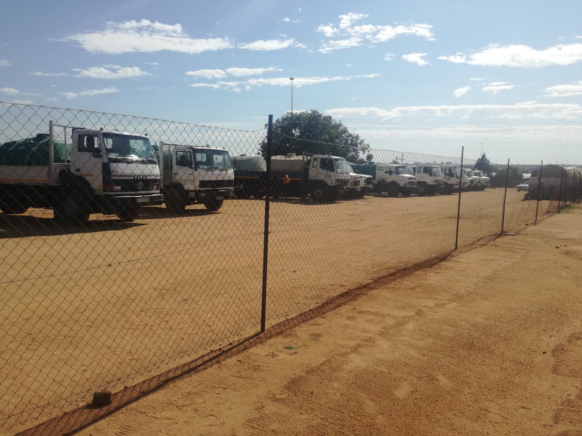 Hammanskraal might face water problem again as sub-contractors and truck drivers are on strike this morning.
