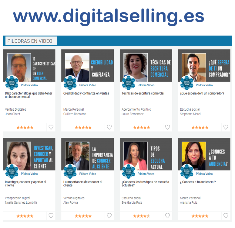 Seguimos creciendo! +1900 users digitalselling.es en sólo 1 mes Si quieres mejorar tu #Digitalsellingindex ya dispones de  con 14 videos subidos a la plataforma. Esta semana incorporamos nuevos expertos y herramientas. ¿Nos acompañas? 
#socialselling #digitalselling