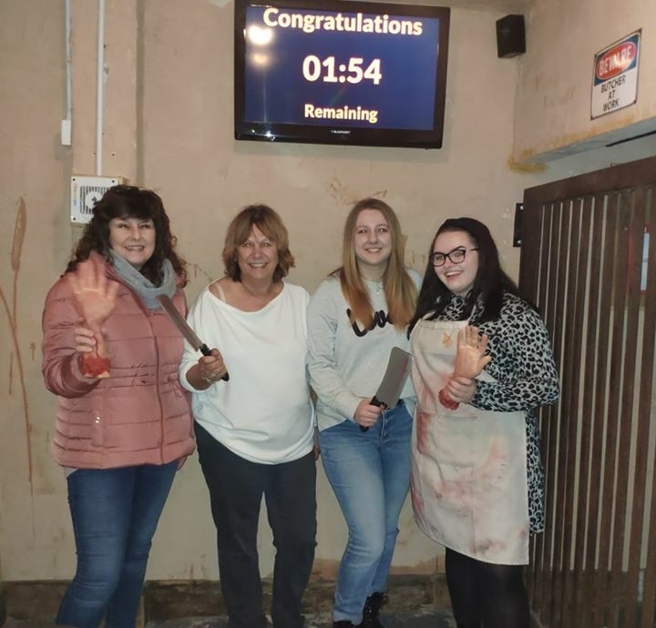 EscapeKent's tweet photo. Being #Kidnapped by the Butcher was all part of the fun for these backpackers as they escaped his basement with minutes to spare.

#EscapeKent #EscapeRooms #Canterbury #Wincheap #TripAdvisor

https://t.co/d1Yi2rfKtd https://t.co/hjGVVwDFbJ https://t.co/DhfCOsriyv