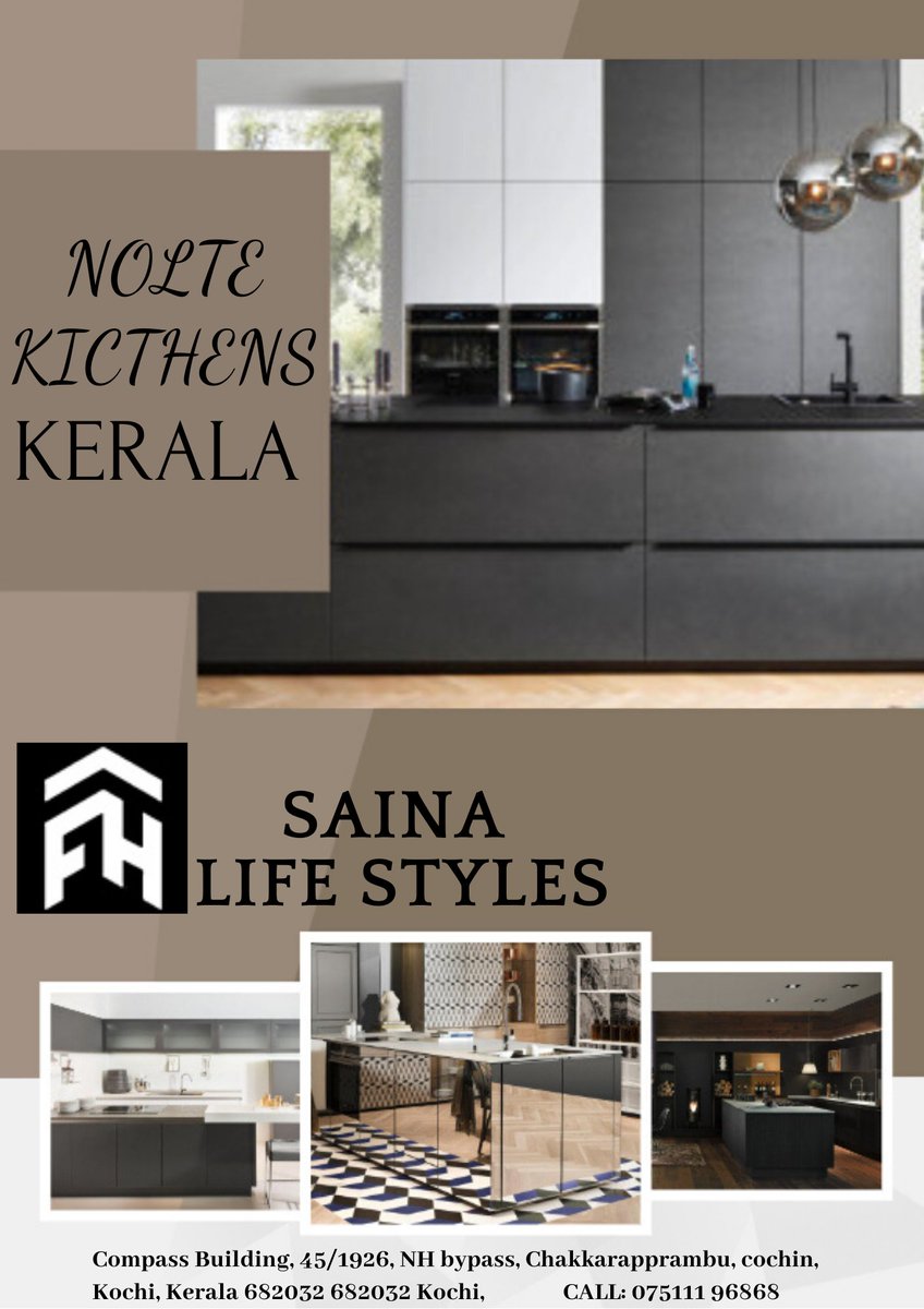 NOLTE KITCHENS

#NOLTE #noltekitchens #premiumkitchens #luxurykitchens
Compass Building, 45/1926, NH bypass, Chakkarapprambu, cochin, Kochi, Kerala 682032 (8.44 km)
682032 Kochi, India
sainalifestyles.com
call: 075111 96868