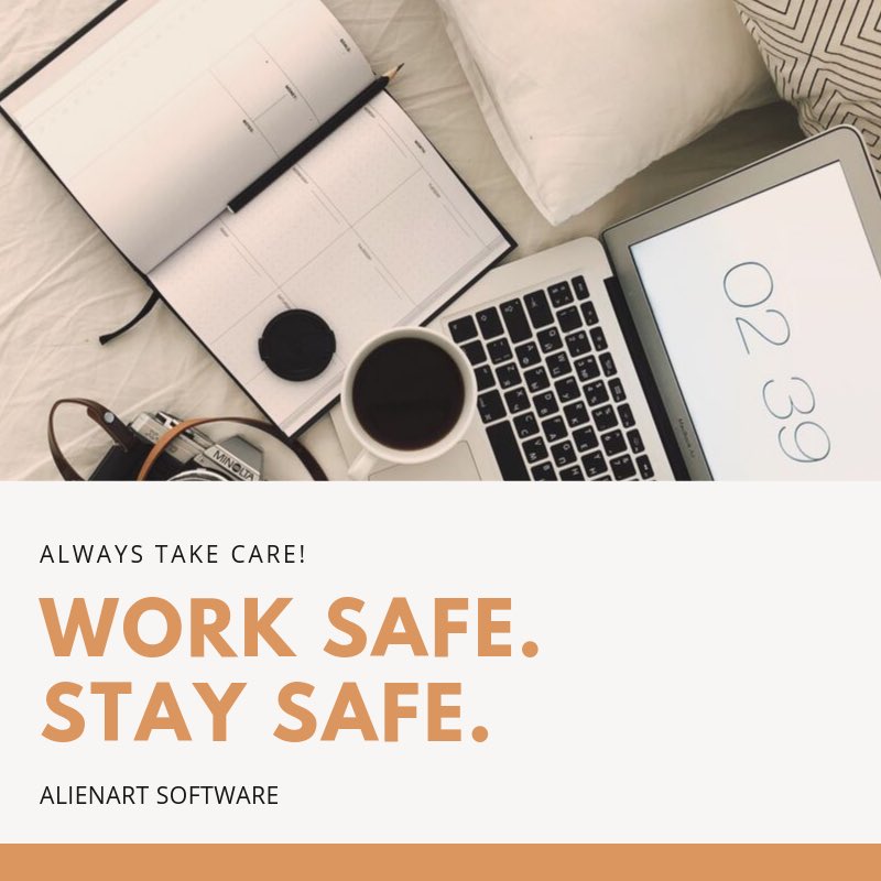 alienartapps's tweet photo. World is fighting with COVID-19. We urge you to work safe and stat safe. #corona #worksafe #staysafe #2020 #alienart https://t.co/mK3wQS8UGr