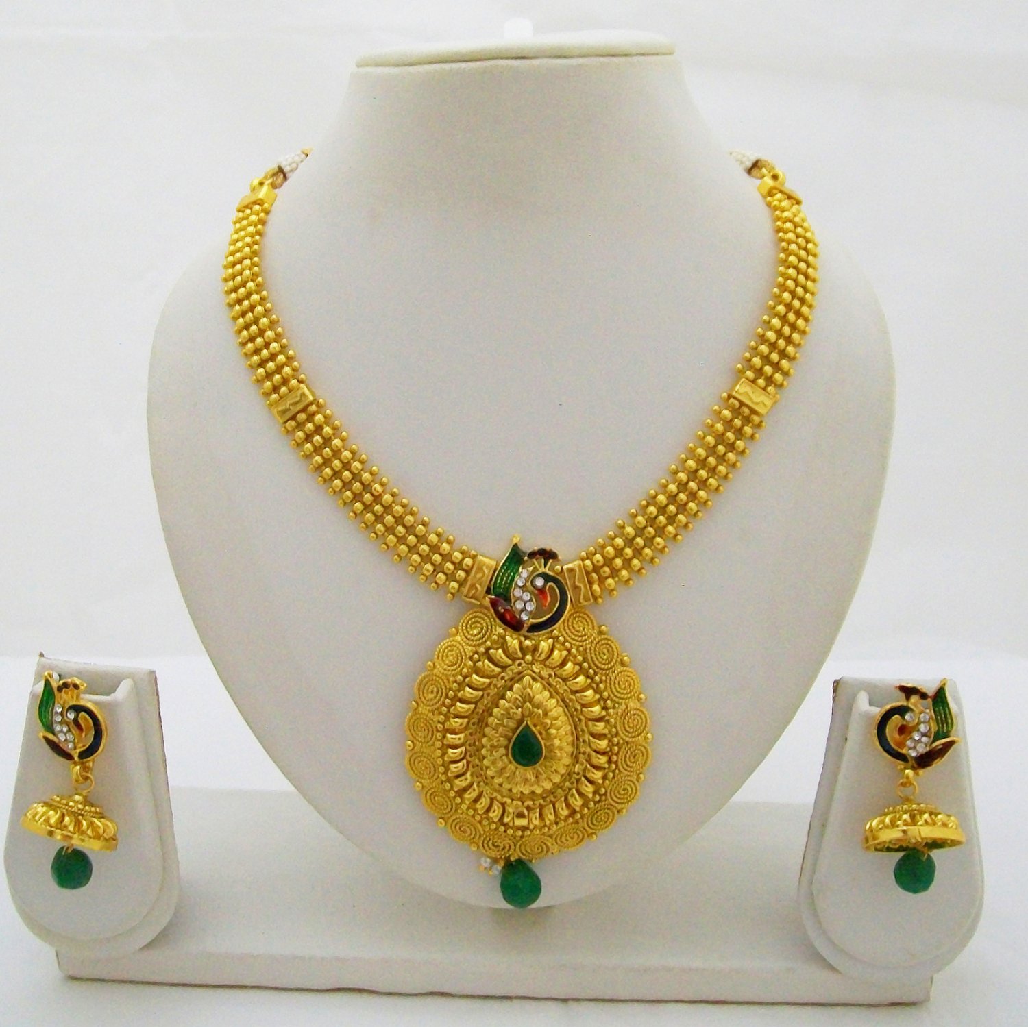 Gold necklace designs with sale indian price 2020
