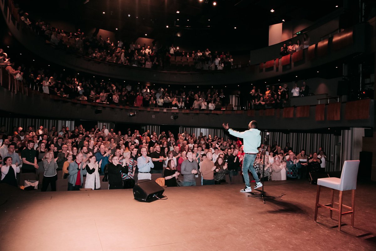 kojoanimlive's tweet photo. Packed all the way to the rafters! Thank you Shrewsbury for an amazing night on #Show18 of the #taxitour #kojoanim #bgt #comedian #funnypeople #tourlife https://t.co/Pa42YMWPtl