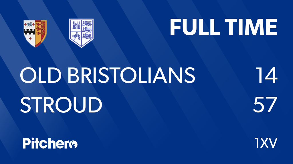 StroudRugby's tweet photo. FULL TIME: Old Bristolians 14 - 57 Stroud
#OLDSTR #Pitchero
https://t.co/7qgod71HCp https://t.co/DzMB9czA2z