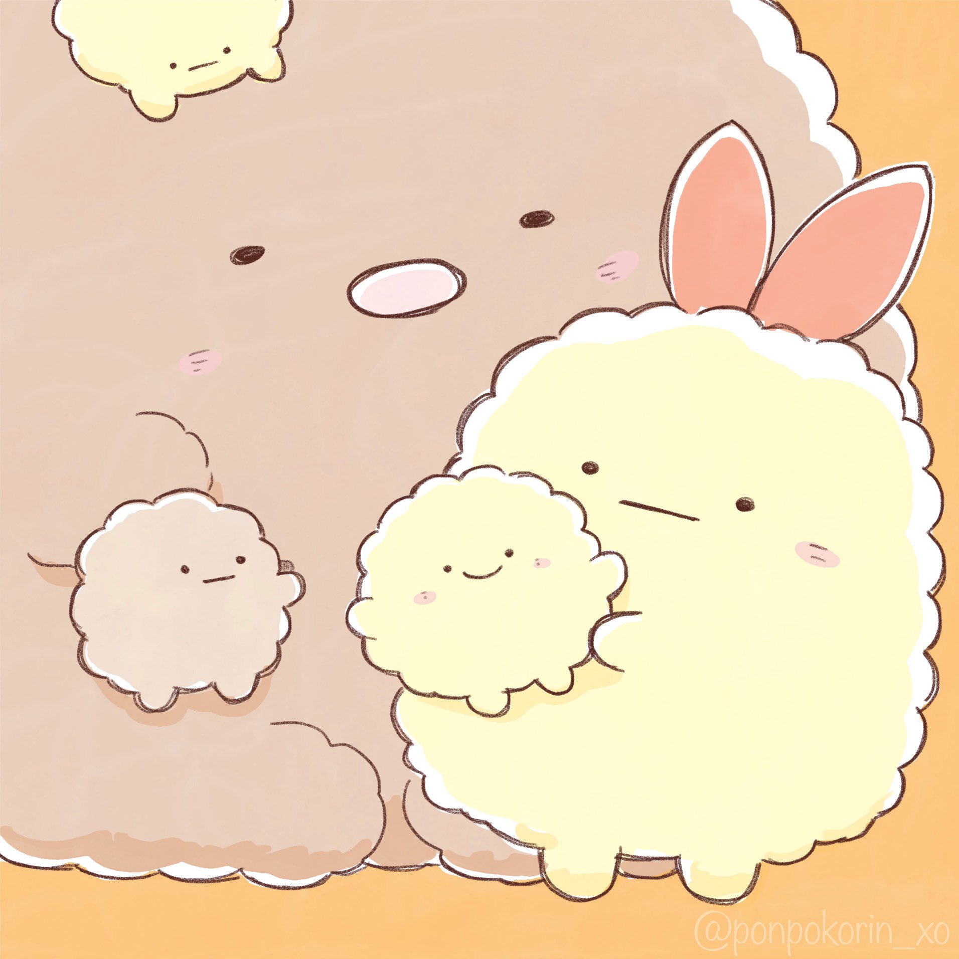 ぽんぽこりん ちいさいね すみっコぐらし すみっコイラスト部 ぽんぽこりん ちいさいね すみっコぐらし すみっコイラスト部