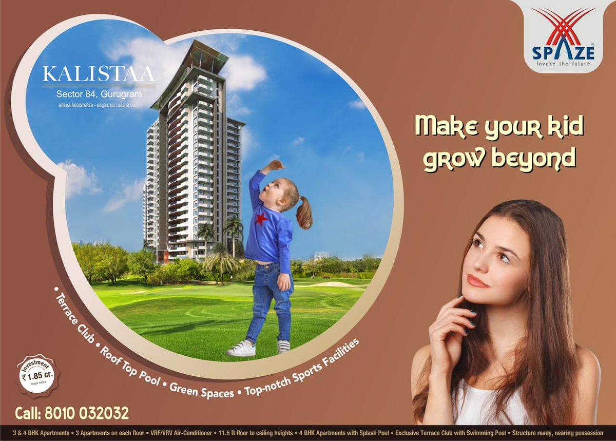 spazesocial's tweet photo. Spaze Kalista - Spectacularly Pollution-free and Astonishingly Peaceful-Paradise, Sector 84, Gurugram - The Ultra Luxury Apartments
#constructioninfullswing #ultraluxury #Apartments #dwarkaexpressway #terracepool #spazekalistaa #allaboutluxury https://t.co/YSfMSqHYBS