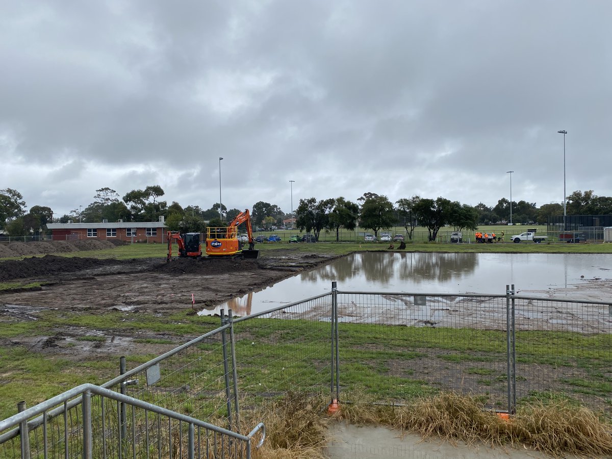 Monterey_SC's tweet photo. Last week it looked like the Building Authority had added a swimming pool to our Centre of Excellence build! #wewish https://t.co/pSiEyFnmGf