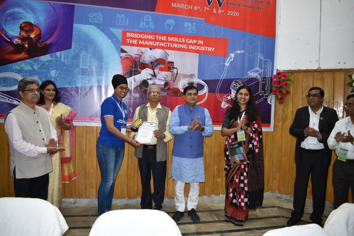 CVRGI_Twitt's tweet photo. Winners of National Welding League 2020 (For Women students)

Congratulations! to all the winners https://t.co/2vS0LHXeZt