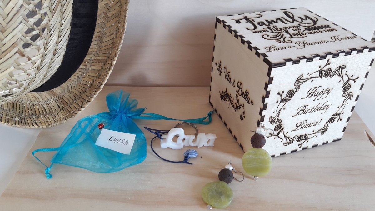 EiriniAntonog's tweet photo. The makerspace in #JohnsonvilleLibrary has put me in full maker and creative mode! #3Dprinted keyring #handmade Santorini lava stone earrings #lasercut box !
#handmadeearrings #lasercutting #3Dprinting #Waitohi #makerspace https://t.co/xwQFi0S6Rk