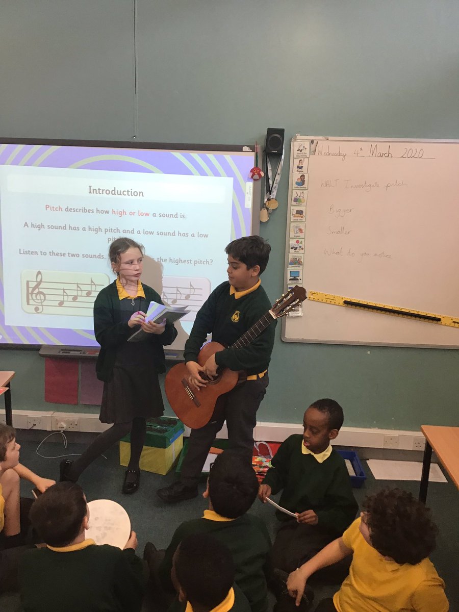 owlsMPS's tweet photo. Year 4 Owl Class investigating pitch in Science. https://t.co/O8tt9qSBuG