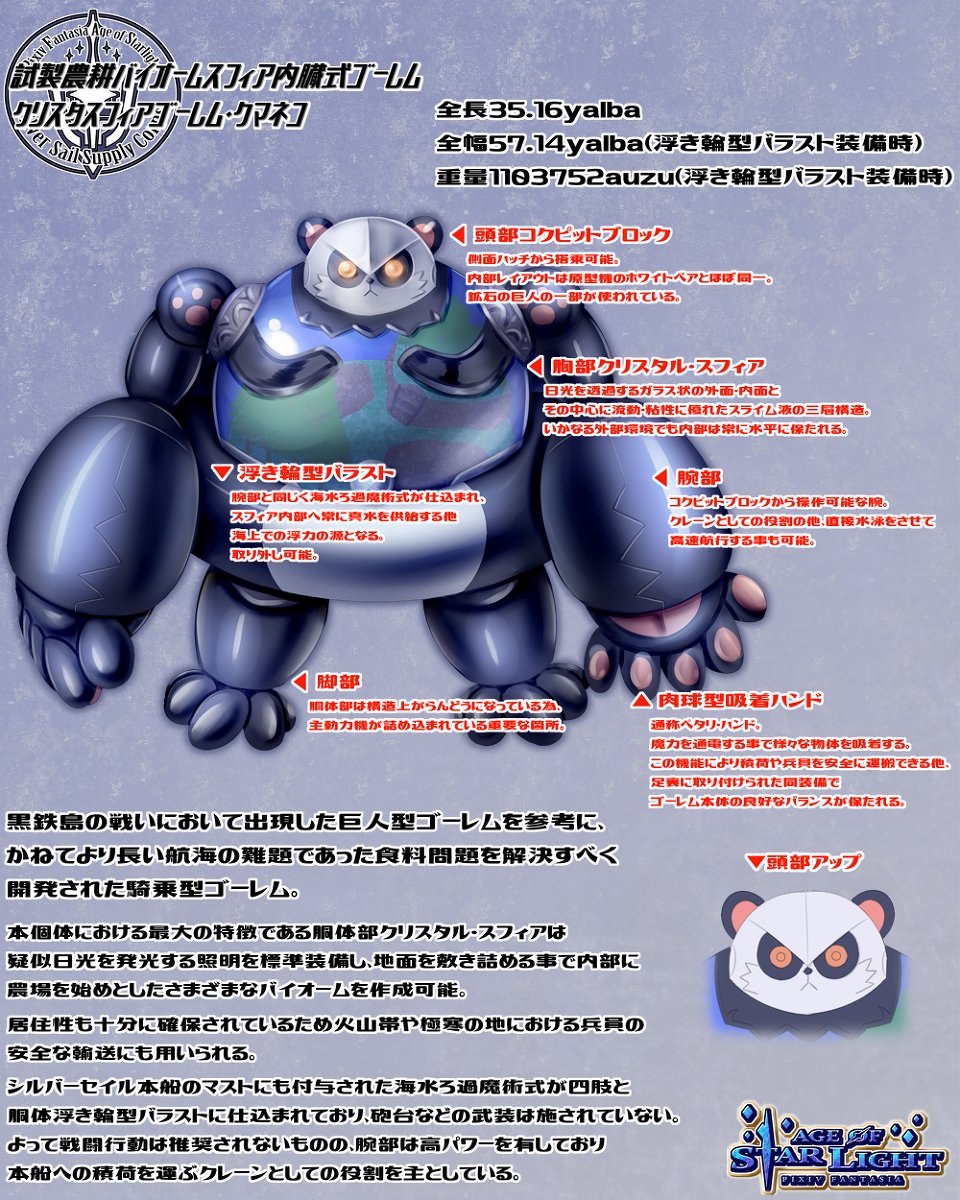 暁せんべい V Twitter Pfaos クリスタスフィアゴーレム クマネコ 暁せんべい V Twitter Pfaos クリスタスフィアゴーレム クマネコ