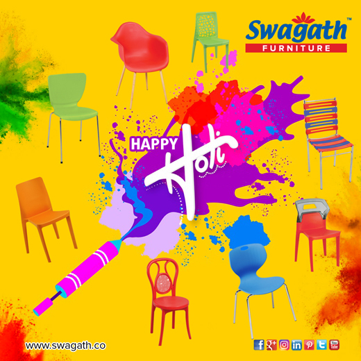 SwagathFurn's tweet photo. May all the seven colors of the rainbow come together this Holi &amp; bless your life with happiness &amp; joy! #Swagath Wishes Happy Holi to all !! https://t.co/36pfNE7tc9