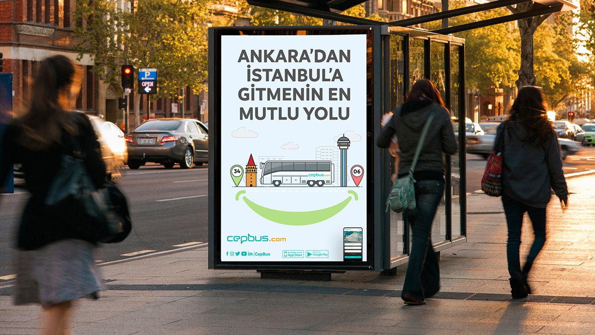 RuberuAgency's tweet photo. Websitesi ve mobil uygulama üzerinden Türkiye'nin hemen hemen her yerine otobüs bileti hizmeti sunan Cepbus markasının logo ve kurumsal kimlik tasarımını hazırladık.

Markanın hedef kitlesi ve konumlandırmasına uygun dinamik ve güvenilir bir logo tasarladık. https://t.co/kGKcx21Tl8
