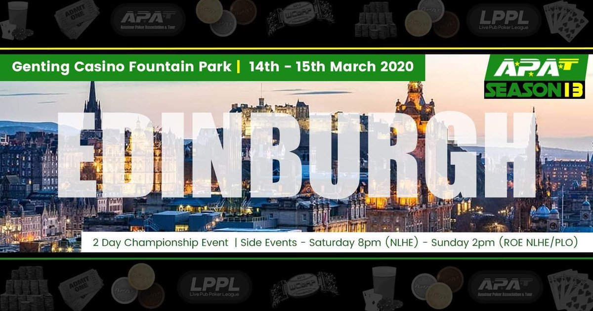 IrishTomBrady's tweet photo. Weekend Schedule Of Events - open to all and fully dealer dealt:

Sat 14th Mar 14:30 Main Event  NLHE Freezeout Day 1 £75+£15 40k 40 mins

20:00 NLHE (Re-entry) £33+£7 15k 20 mins

Sunday 15th Mar 12:30 Main Event Day 2

14:00 R.O.E. (NLHE/PLO) (Re-entry) £33+£7 25k 30/20 mins https://t.co/cX6YfTLMKn