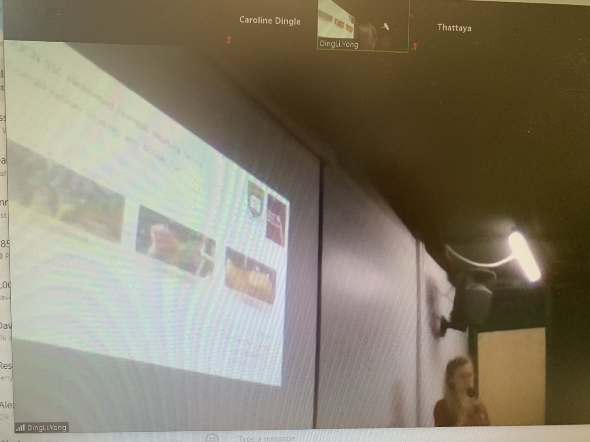 dr_dingle's tweet photo. Watching (via Zoom from Hong Kong!) PhD student Chloe Hatten sharing updates from her research focussed on conservation of the Critically Endangered Helmeted. Hornbill at a stakeholder meeting in Malaysia. #dinglelab @hkuwise #womeninscience @HKUSBS https://t.co/lfyTKBX9R7