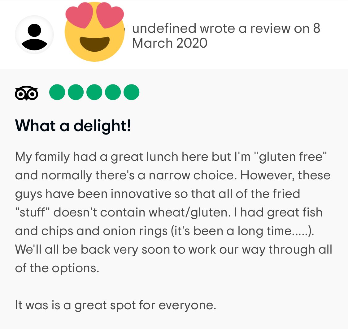 Lovely review from yesterday - we’re working hard to offer as many #glutenfree options on our menu as possible, not to mention #dairyfree #vegan dishes. It’s really great to hear feedback like this, as hopefully it shows we’re going in the right direction!