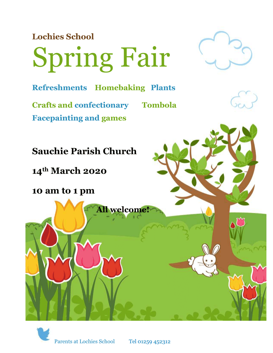 We're looking forward to our Spring Fair this Saturday. We have a great variety of external stalls including Heavenly Goodies handmade chocolates and sweets, Mother's Day and Easter crafts and gifts, and LittleJewlz  jewellery and accessories. Hope to see you there!