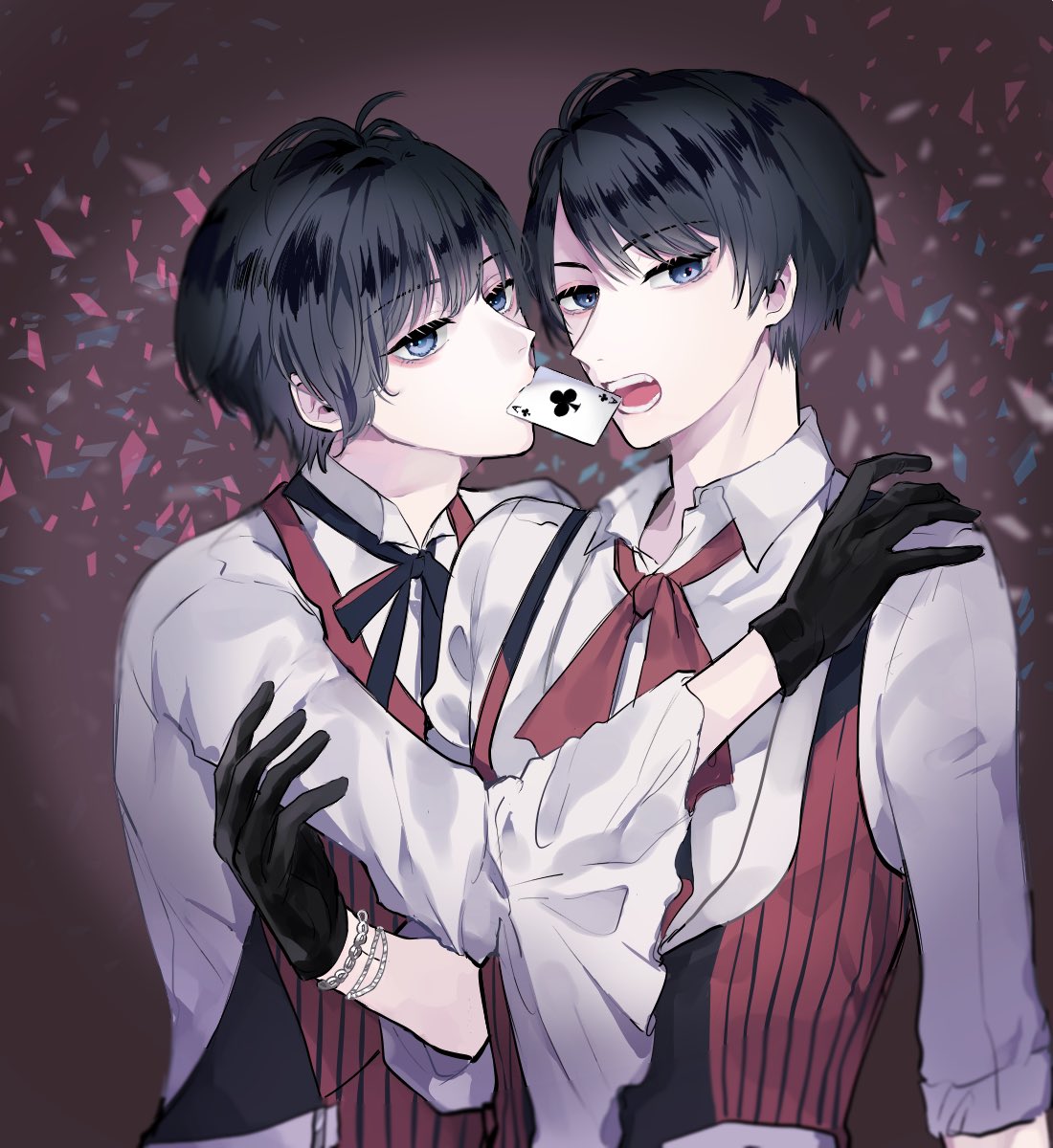 「♣️双子 」|🌈ｿﾀﾃｨﾝｺｱﾅｺﾞ🌸のイラスト