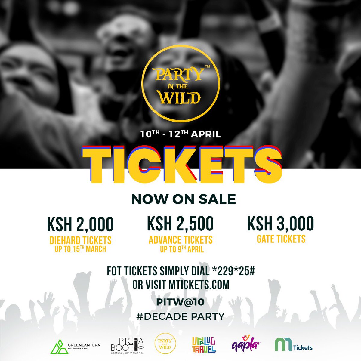 PartyInTheWild's tweet photo. The wait is finally over!!!!!! It's the 10th Year of existence as a brand and it's been a long time coming. This year we go HAM!!! It will be an experience forever remembered. 
#PARTYOFTHEDECADE #DECADEPARTY #PITW2020 #PITW@10 
#MoreThanJustAParty https://t.co/yW3sEvf9xY