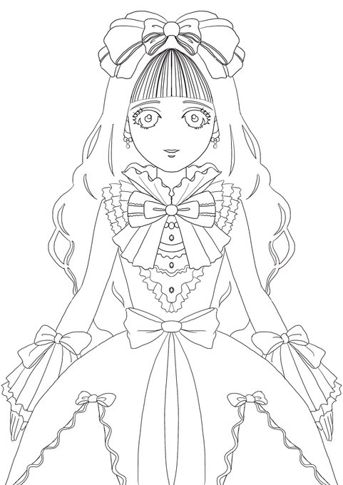 #ぬりえ
#procreate
procreateで次女にぬりえ用の絵を描いたら
一所懸命塗ってくれた

次女の方がprocreateを使いこなしているかも。。。 