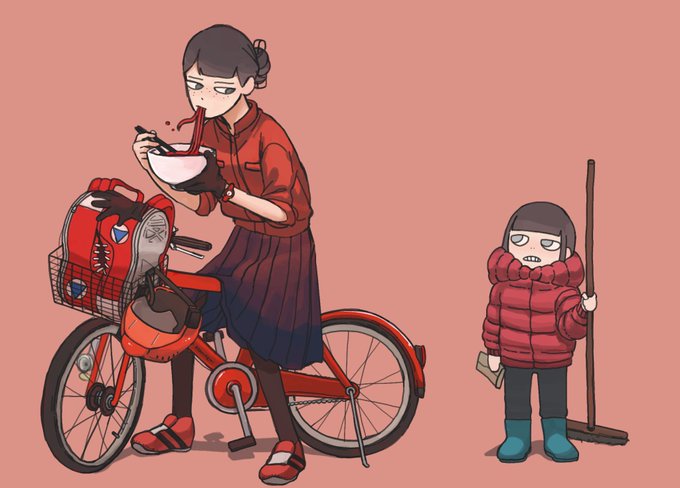 「自転車 ショートヘア」のTwitter画像/イラスト(新着)｜9ページ目