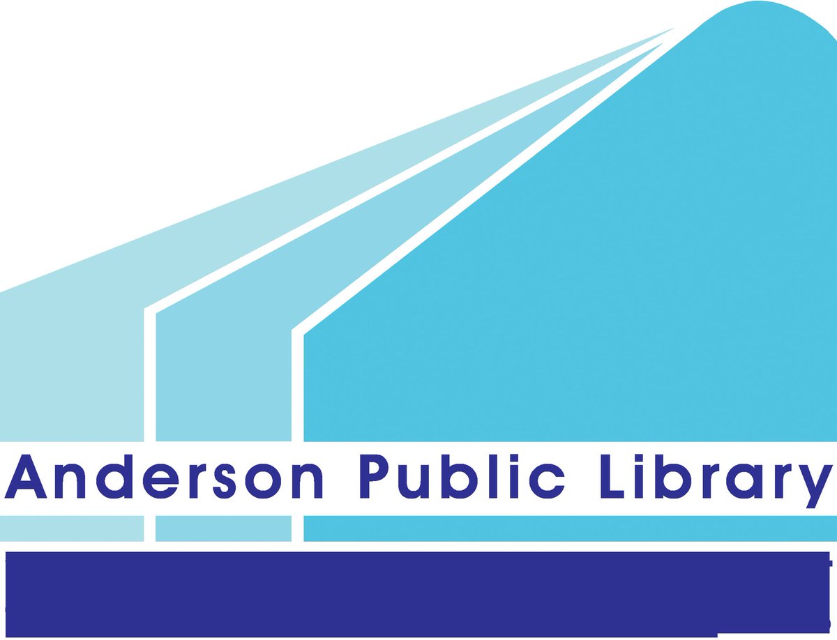 We just want to give a huge shout out to one of our sponsors, the Anderson Public Library! Go read some books!