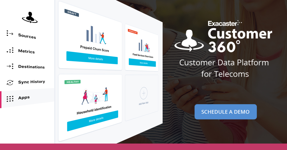 Over 10 years in the #Telecom industry we've seen where communication providers struggle the most. That's how the Customer Data Platform tailored for Telecoms was created. Book a demo! bit.ly/2PjMIOJ 
#CDP #bigdata #Customer360 #prepaid #postpaid