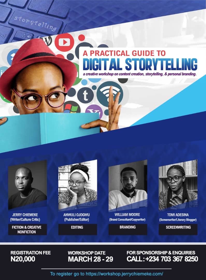 Don't blame your village people this 2020. 

Register for this workshop and sharpen your craft. Be more, do more!