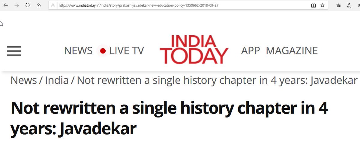 Just a small sample of the poison spit by just two people who have written the toxic sludge that your children are taught, made to memorize, and then regurgitate.Tens of lakhs of children.Every year.Accepted by the BJP since 2014. With pride.To be continued...