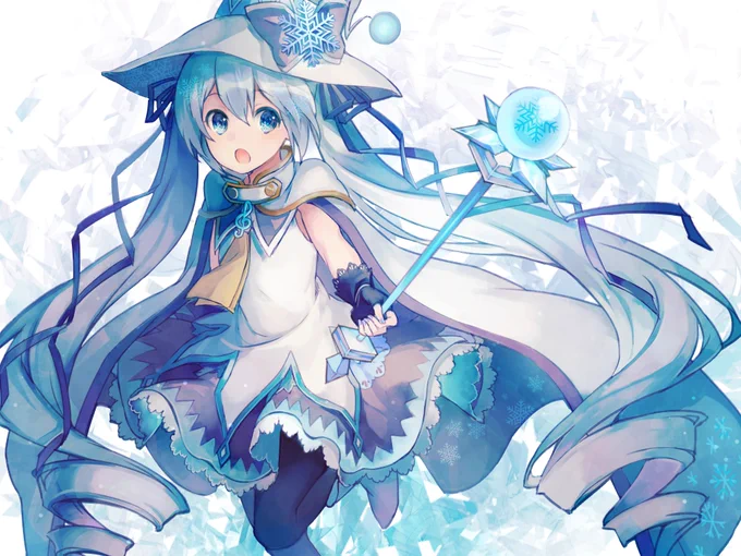 雪ミク
#ミクの日 