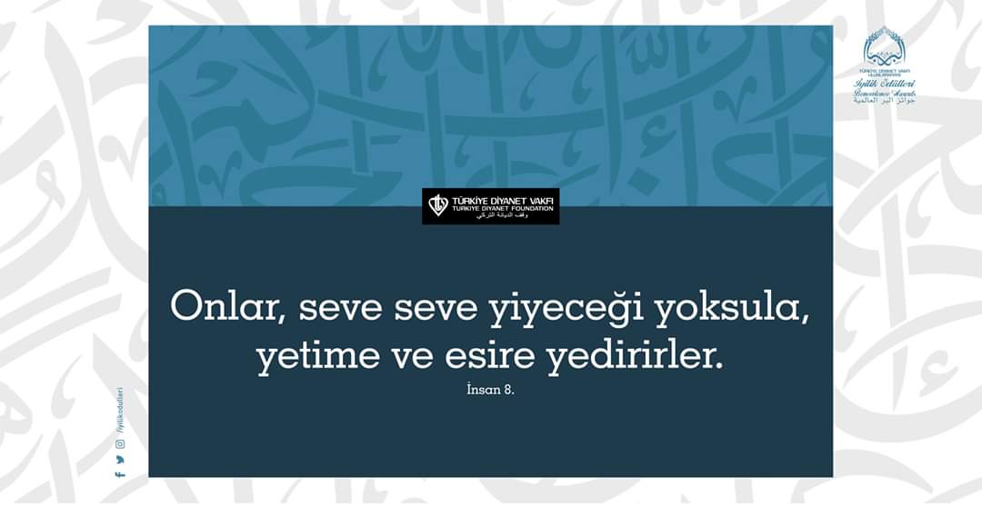 iyilikodulleri's tweet photo. Onlar, seve seve yiyeceği yoksula, yetime ve esire yedirirler. İnsan 8. https://t.co/NE1INFVB1s