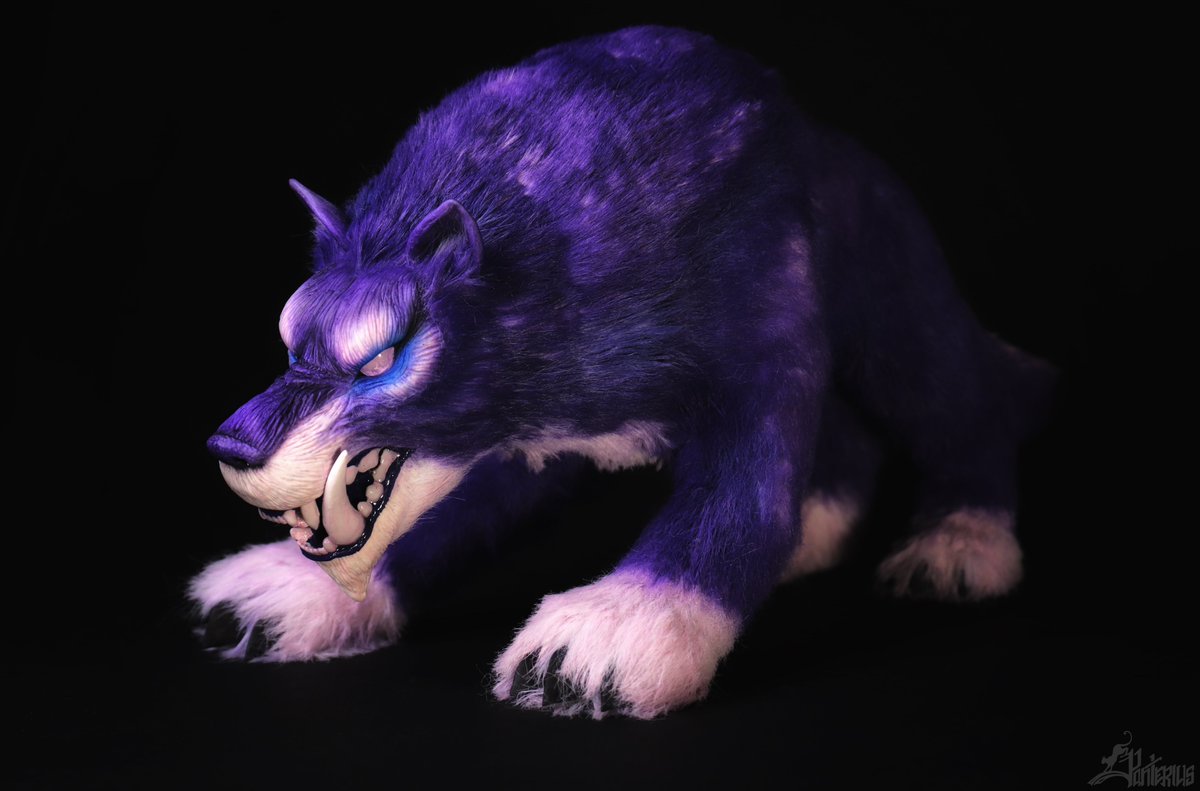 Panteriusa's tweet photo. Tomorrow you'll see more pictures of Gara.

This toy is ready. You can see it on Patreon.
And try to win it in a giveaway:
https://t.co/IHqcg1qyNc
patreon/panterius
#panterius #Gara #handmade #toy #polymerclay #warcraft #worldofwarcraft #pet #toys #wolf #purple #hunter #hunterpet https://t.co/1j9P2JChHe