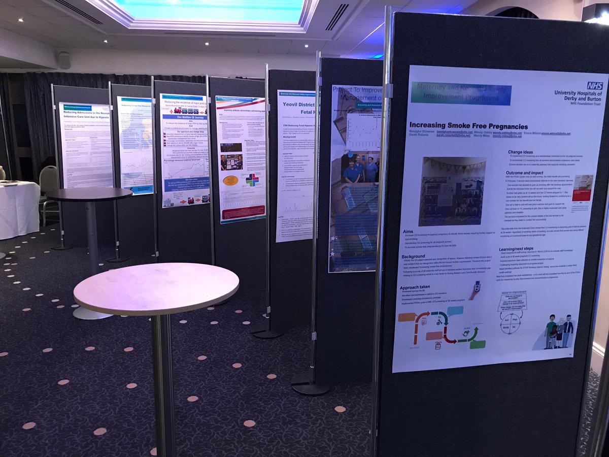 HealthPhysio's tweet photo. Really great #MatNeoSIPLearning event today!
Brilliant enthusiasm, loads of #QI posters shared and fantastic breakout presentations ongoing.
Afternoon session now about to start. 👍 https://t.co/hhFb9eLiik